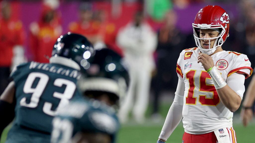 Patrick Mahomes and the Kansas City Chiefs vs the Philadelphia Eagles