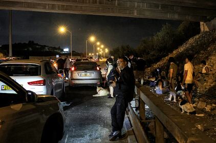 Rockets fired on Israel by Iran.