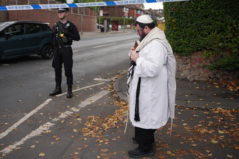 Stabbing at Manchester synagogue